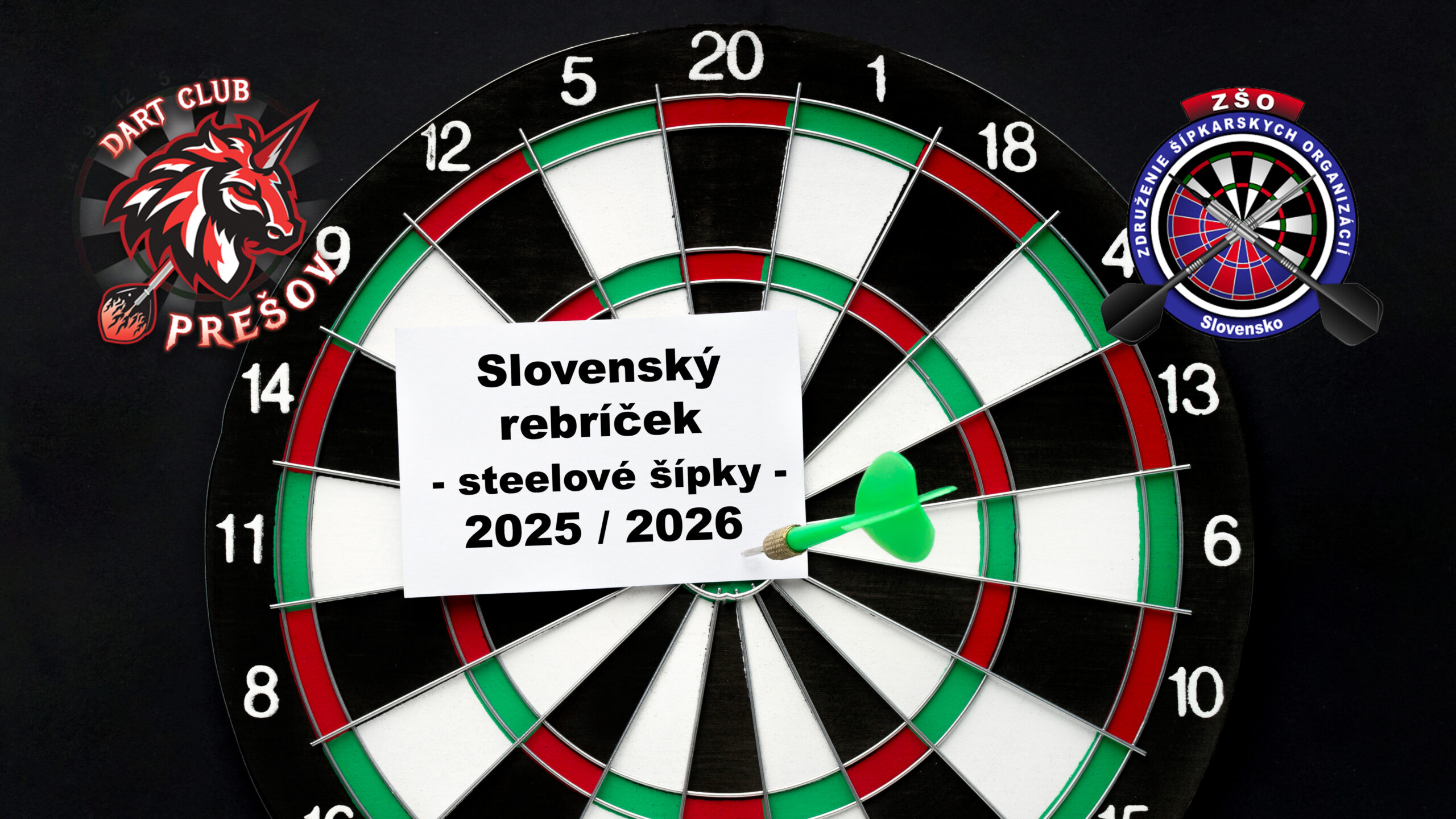 Slovenský rebríček steelové šípky 2025-2026