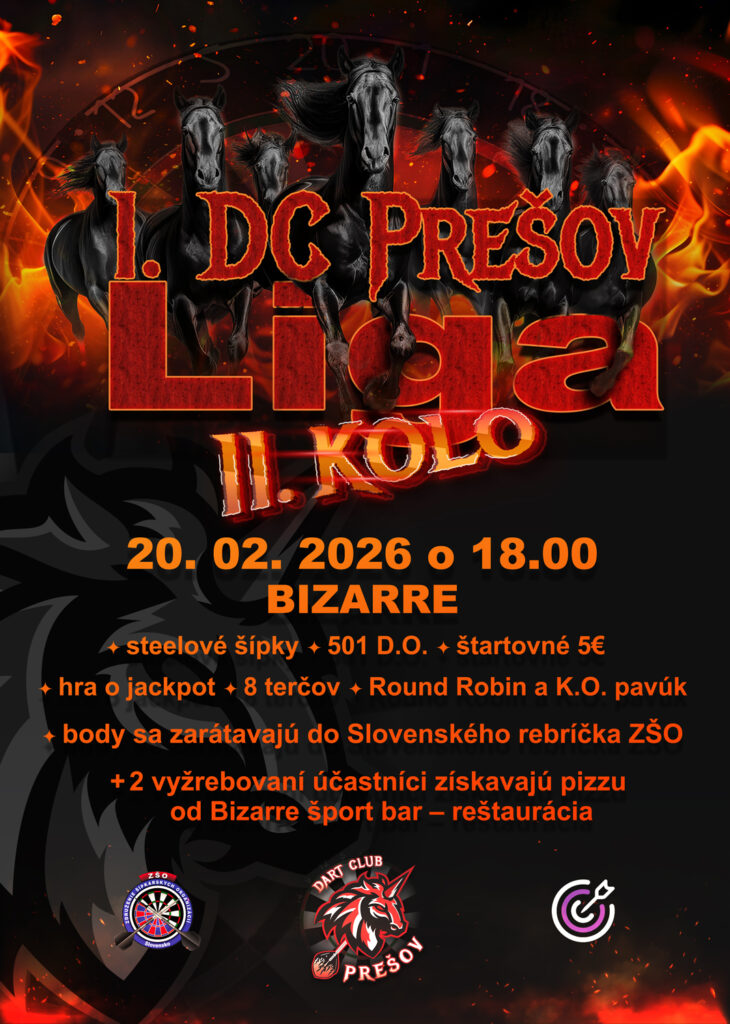 1. DC Prešov šípkarská liga - 11. kolo