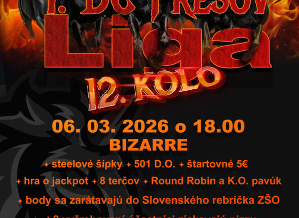 1. DC Prešov šípkarská liga - 12. kolo