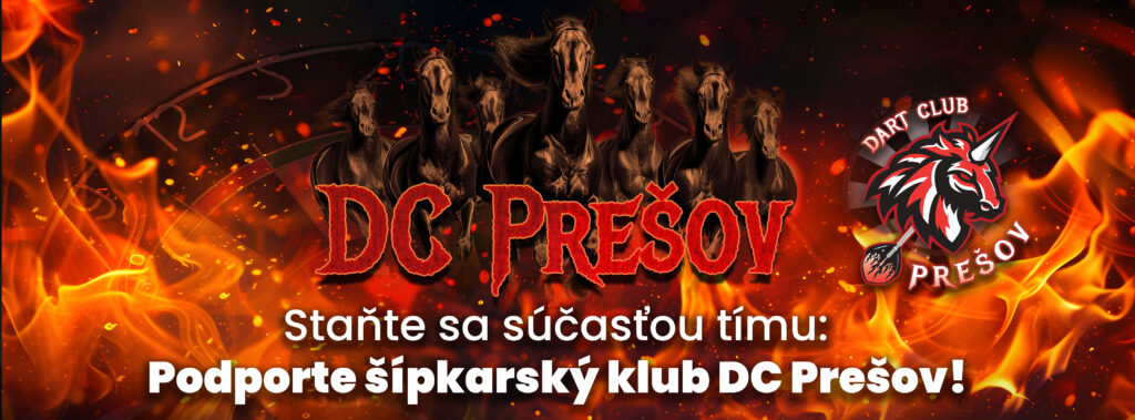 Staňte sa súčasťou tímu: Podporte šípkarský klub DC Prešov!