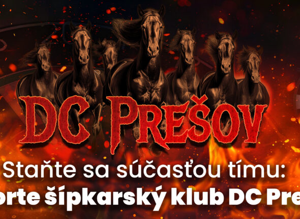 Staňte sa súčasťou tímu: Podporte šípkarský klub DC Prešov!