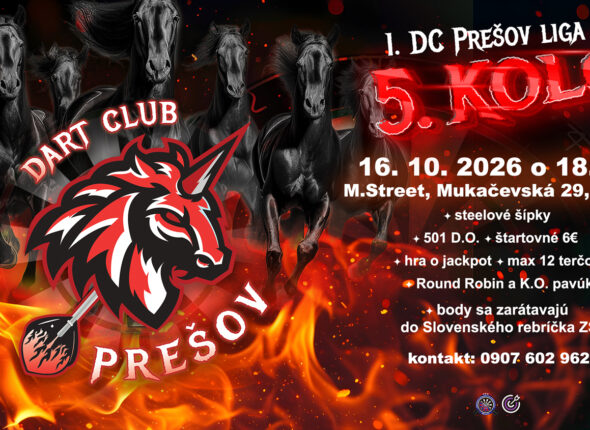 1. DC Prešov šípkarská liga 2026 / 2027 - 5. kolo